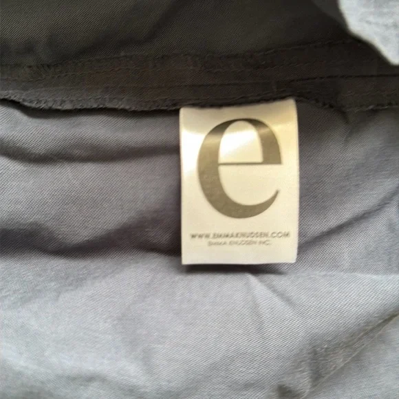 NWT Emma Knudsen Frankie dark navy blue tiered midi dress, size 3X - Picture 8 of 12